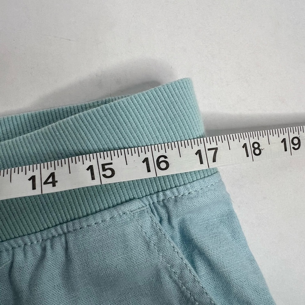 Sonoma Goods For Life S Pants Linen Blend Aqua Blue 4 Beach Pool Cover Wide Leg - Picture 6 of 7